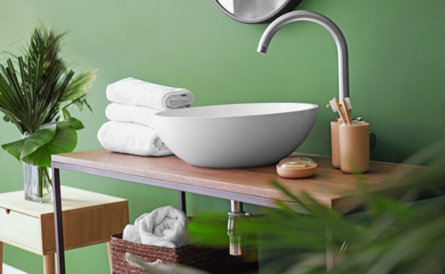 Proud Paints Bathroom Inspiration Greenhouse beautiful and uplifting green paint colours for your bathroom and home interior decorating.