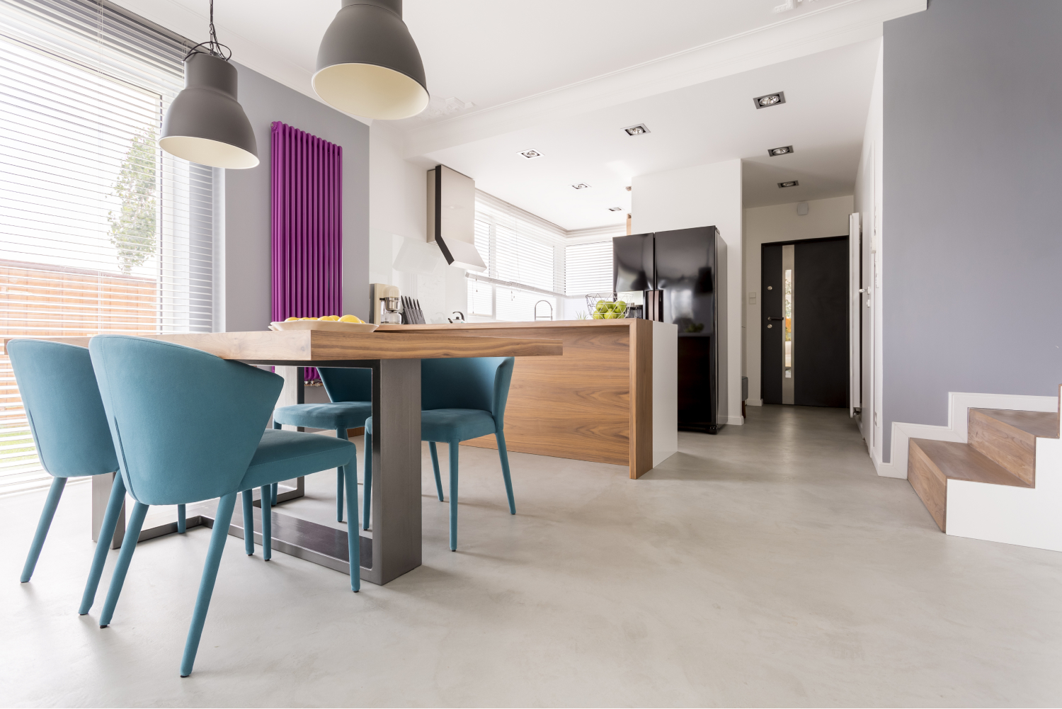 Proud Paints Kitchen Inspiration Cornerstone beautiful and sophisticated mid to dark grey paint colours for your home interior painting and decorating.